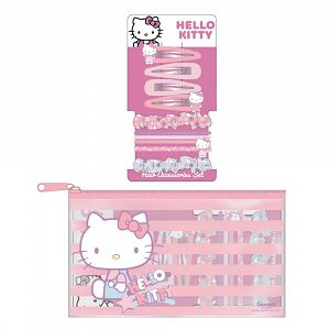 Hair Accessories in Toiletry Bag HELLO KITTY