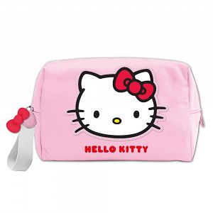 Pink PU Toiletry Bag HELLO KITTY