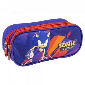 Pencil Case with 2 Compartments SONIC PRIME