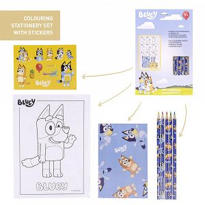 School Stationery Set Eva BLUEY