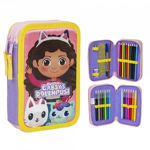 Pencil Case double with Accessories GABBY´S DOLLHOUSE
