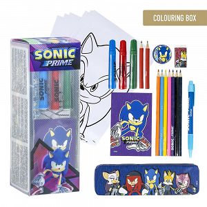 Colouring Stationery Set of 16pcs SONIC Prime