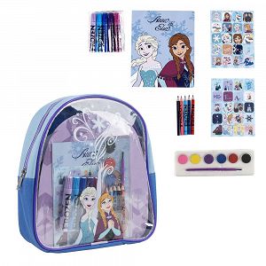 Backpack with Colouring Stationery Set of 20pcs DISNEY Frozen