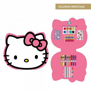 Colouring Stationery Set of 34pcs HELLO KITTY