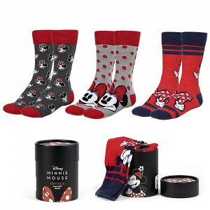 Socks Size 36-43 [3-pieces Pack] DISNEY Minnie Mouse