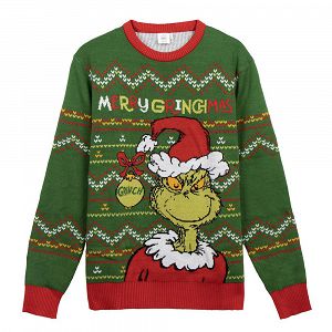 knitted Sweater in 6 Sizes (XS-XXL) GRINCH