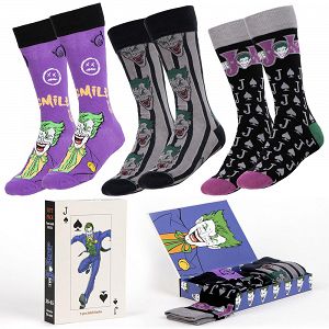 Mixed Cotton Socks DC COMICS Batman One Size 38/45 (3-pairs pack)