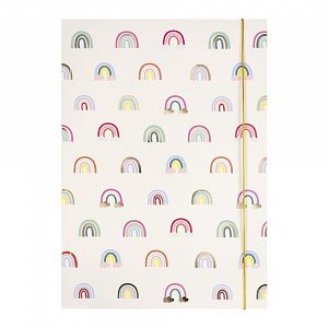 Hotfoil Rainbows Folder with Rubber A3