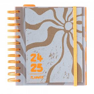 School Daily Agenda 11 Months 2024/2025 14X16cm KRAFT