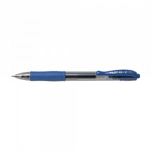 Ball pen 0.7mm PILOT G-2 Blue, Pack of 12pcs