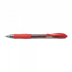 Ball pen 0.7mm PILOT G-2 Red, Pack of 12pcs