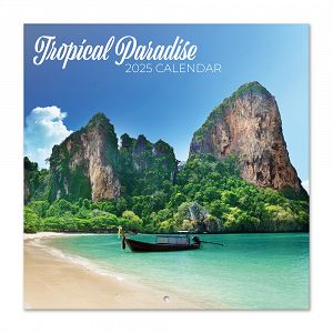 Wall Calendar 2025 30X30cm TROPICAL PARADISE