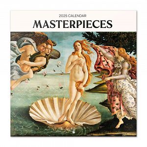 Wall Calendar 2025 30X30cm MASTERPIECES