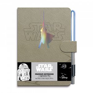 Premium Notebook A5 with Lightsaber Pen STAR WARS Luke Skywalker