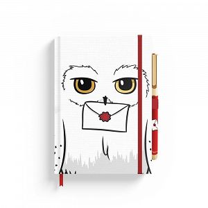 Premium Notebook A5 with Pen HARRY POTTER Hedwig