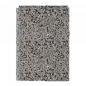 Κουτί σκληρό, 3cm ράχη, με Λάστιχο A4 KEITH HARING