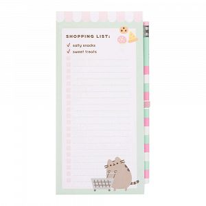 Notes Pad 90sh with Magnet & Pencil PUSHEEN Foodie Collection