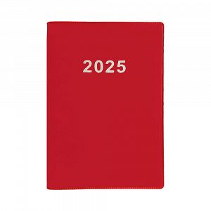 Daily Calendar Binded APOLLO 2025 12X17 Red