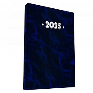 Daily Calendar PVC ΠΗΓΑΣΟΣ 2025 17Χ24 Marble Dark Blue