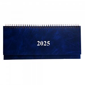 Weekly Planner 2025 30Χ13 Spiral Marble Blue