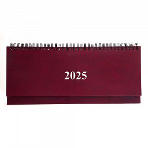 Weekly Planner 2025 30Χ13 Spiral Burgundy