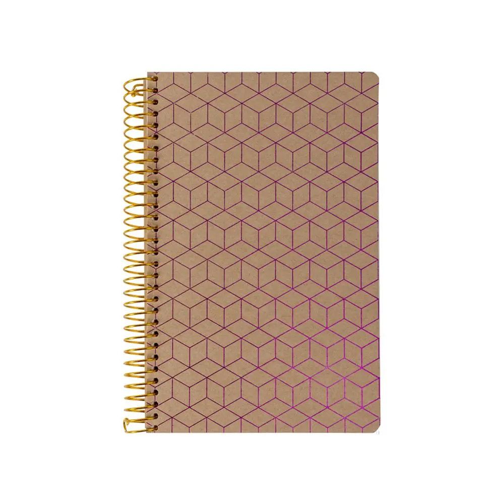 Notes Spiral line 13x20 LOGINOTES NATURAL Mangenta