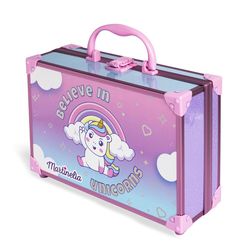 Perfect Traveller Beauty Case with Cosmetics LITTLE UNICORN Believe in Unicorns