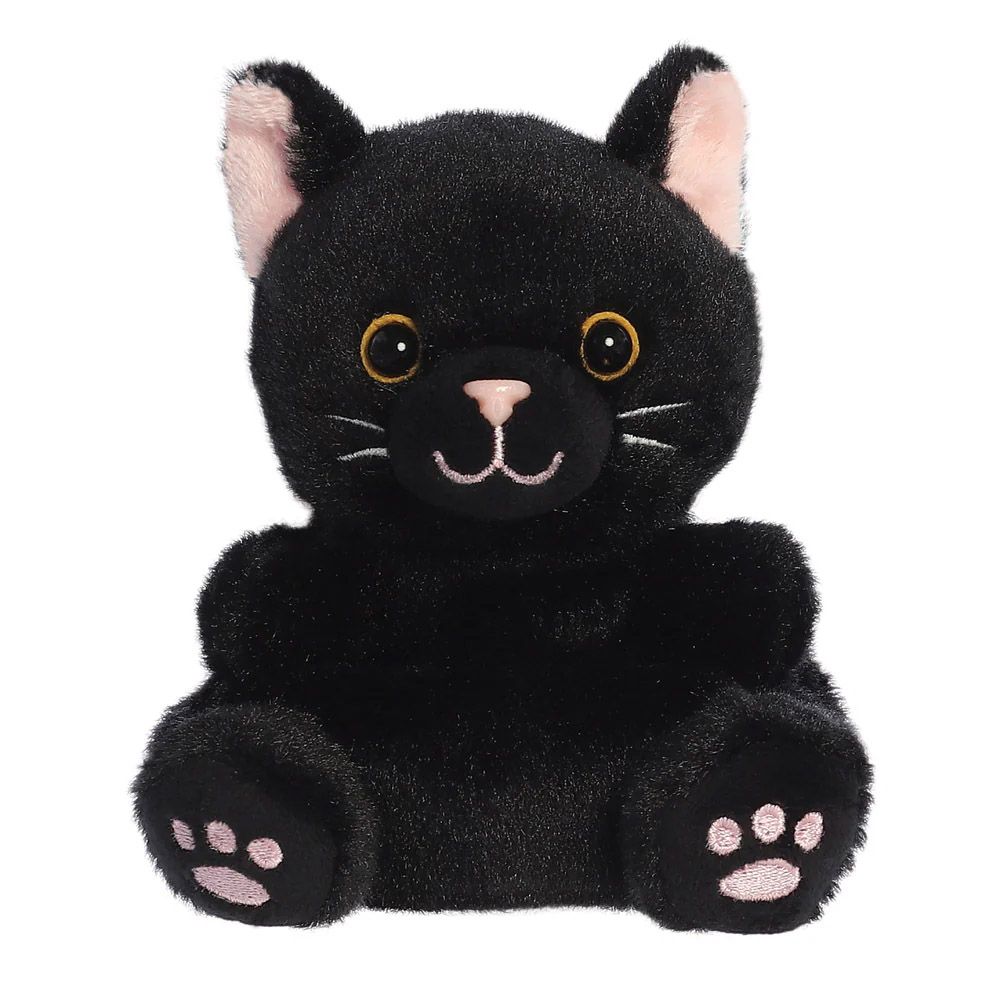 PALM PALS Twilight Black Cat Soft Toy 13cm/5in