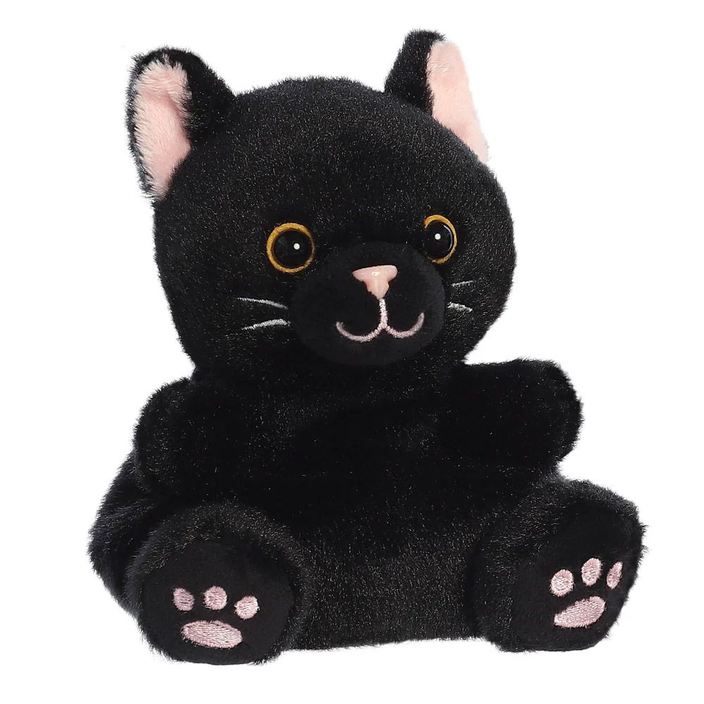 PALM PALS Twilight Black Cat Soft Toy 13cm/5in