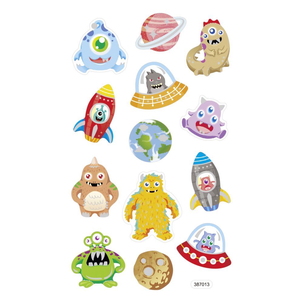 Set 25 Soft-Stickers IN SPACE