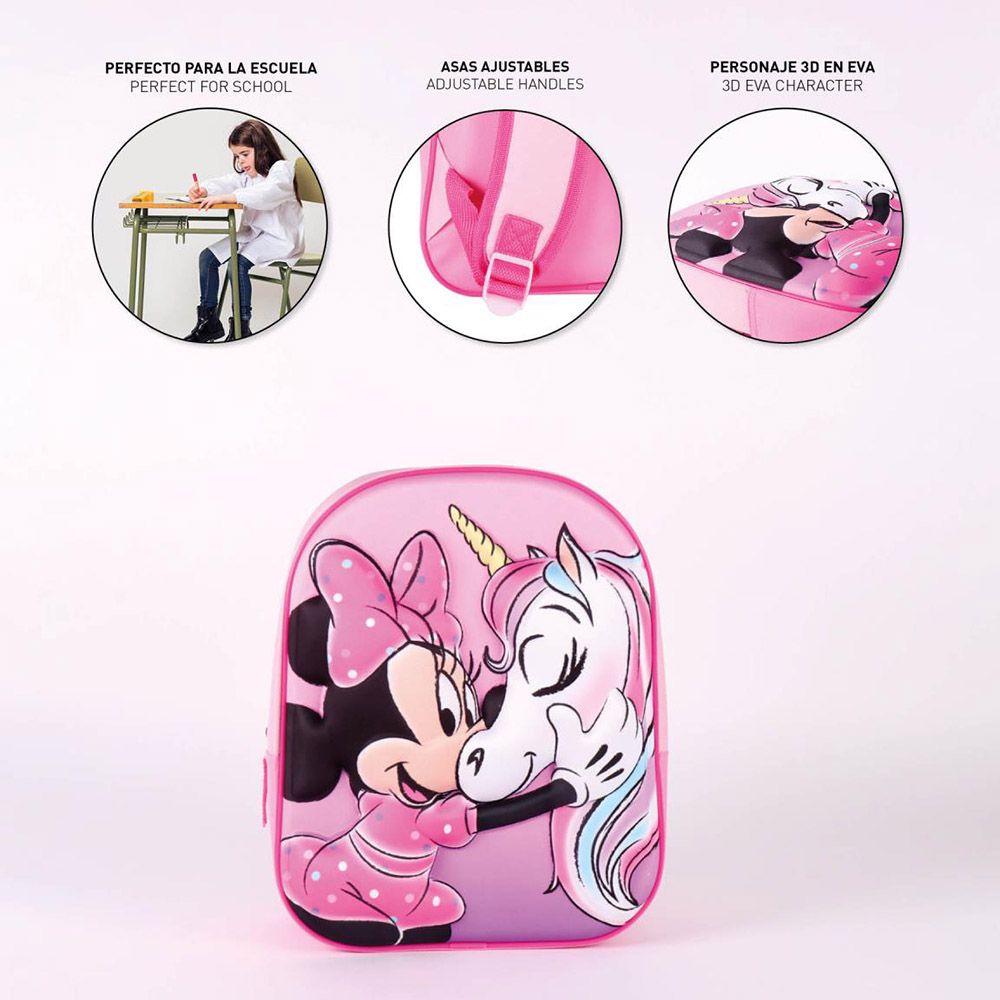 Backpack DISNEY Minnie 3D Lights Unicorn