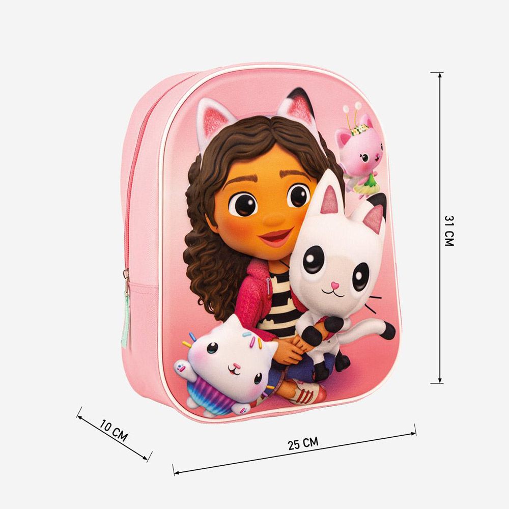 Παιδική Τσάντα Πλάτης 3D Στιτς GABBY´S DOLLHOUSE