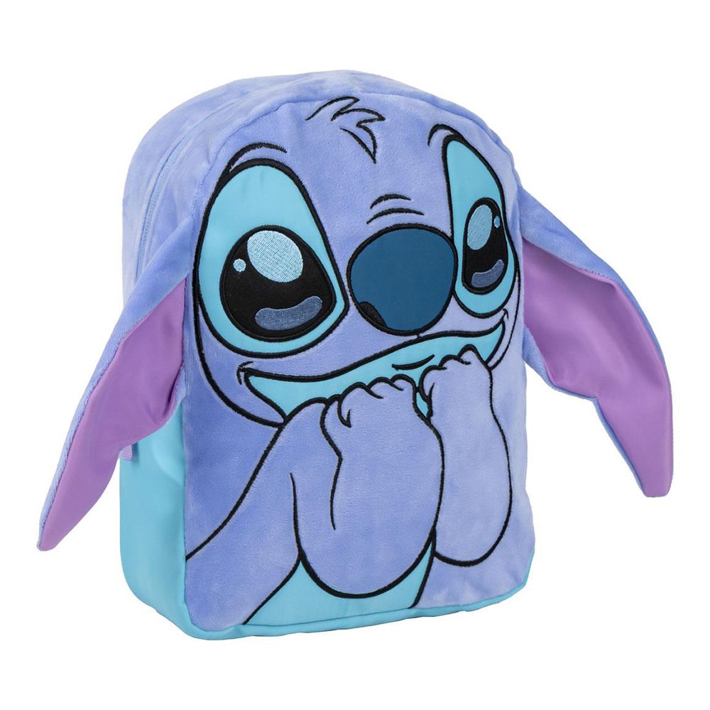 Stitch Kids Backpack 3D 27cm Purple Ears DISNEY Lilo & Stitch