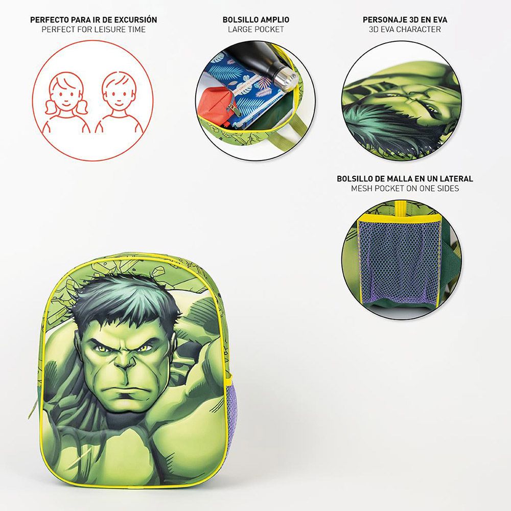 Hulk Kids Backpack 3D MARVEL Avengers