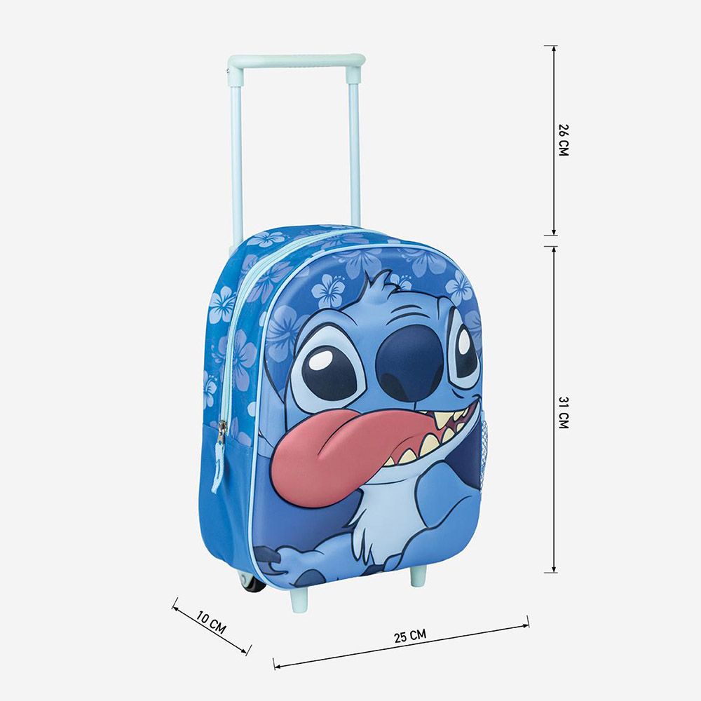 Stitch Kids Backpack Trolley 3D DISNEY Lilo & Stitch