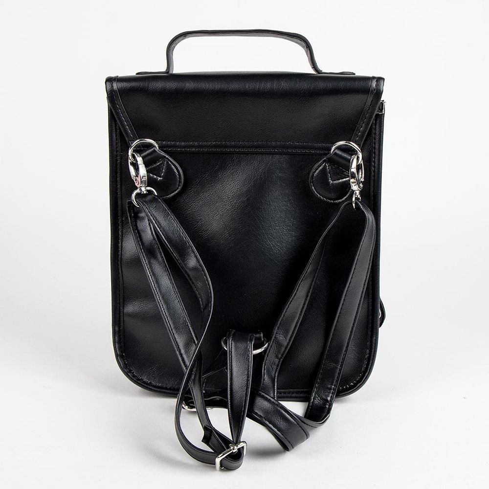 Faux-leather Backpack 22,5cm WEDNESDAY