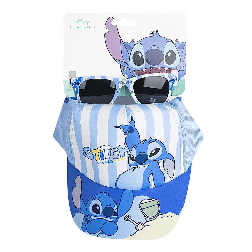 Blue Set Kids Cap 53cm & Sunglasses DISNEY Lilo & Stitch