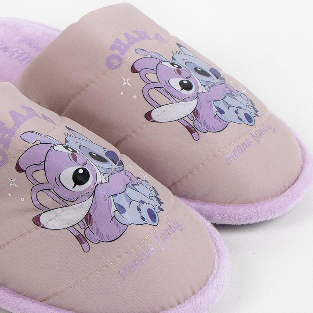 Open House Slippers in 3 Sizes (36/37-38/39-40/41) DISNEY Lilo & Stitch