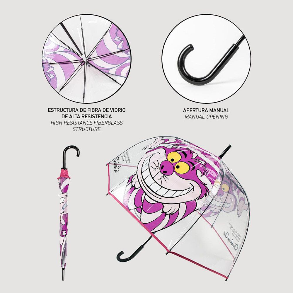 Umbrella 61cm Φ89cm DISNEY Alice in Wonderland