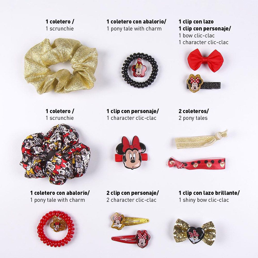 Beauty Set with Hair Accessories DISNEY Minnie