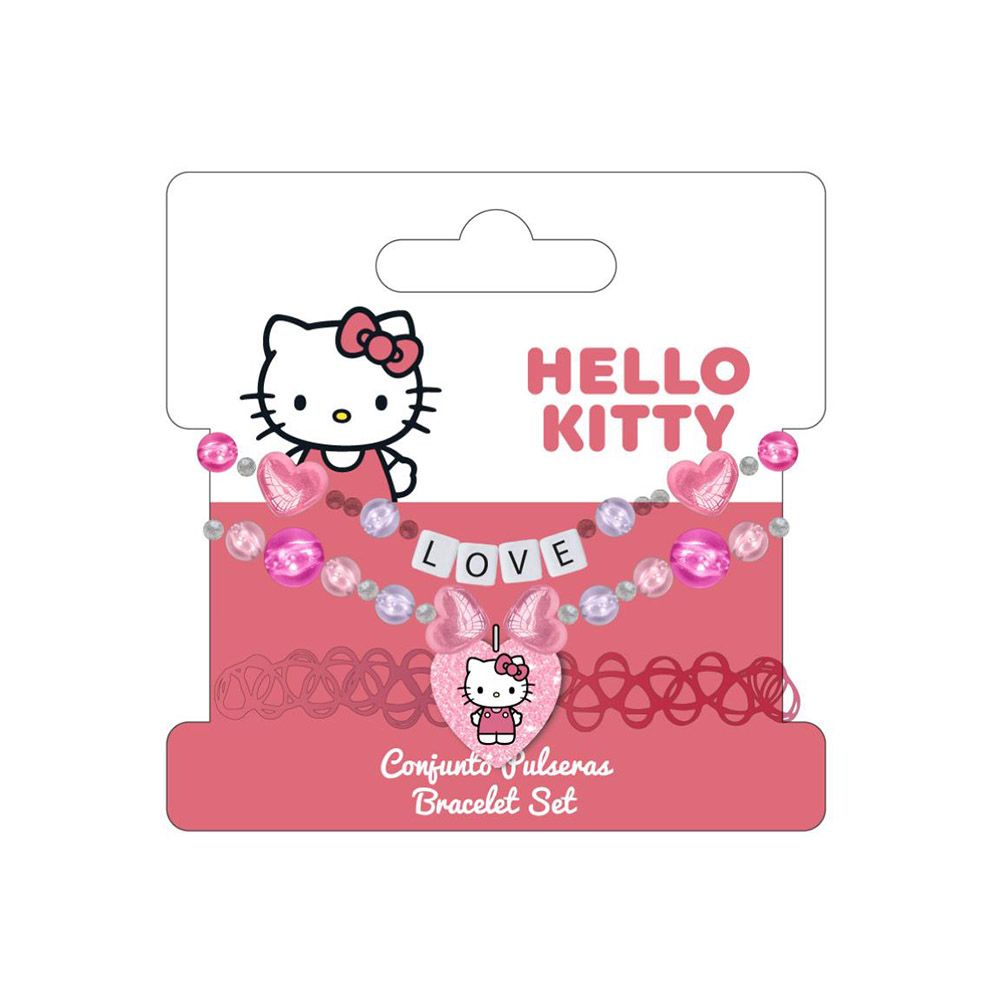 3pcs Kids Jewelry Set HELLO KITTY Love