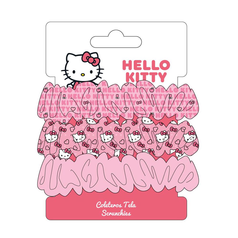 Hair Accessories Scrunchies 3pcs HELLO KITTY