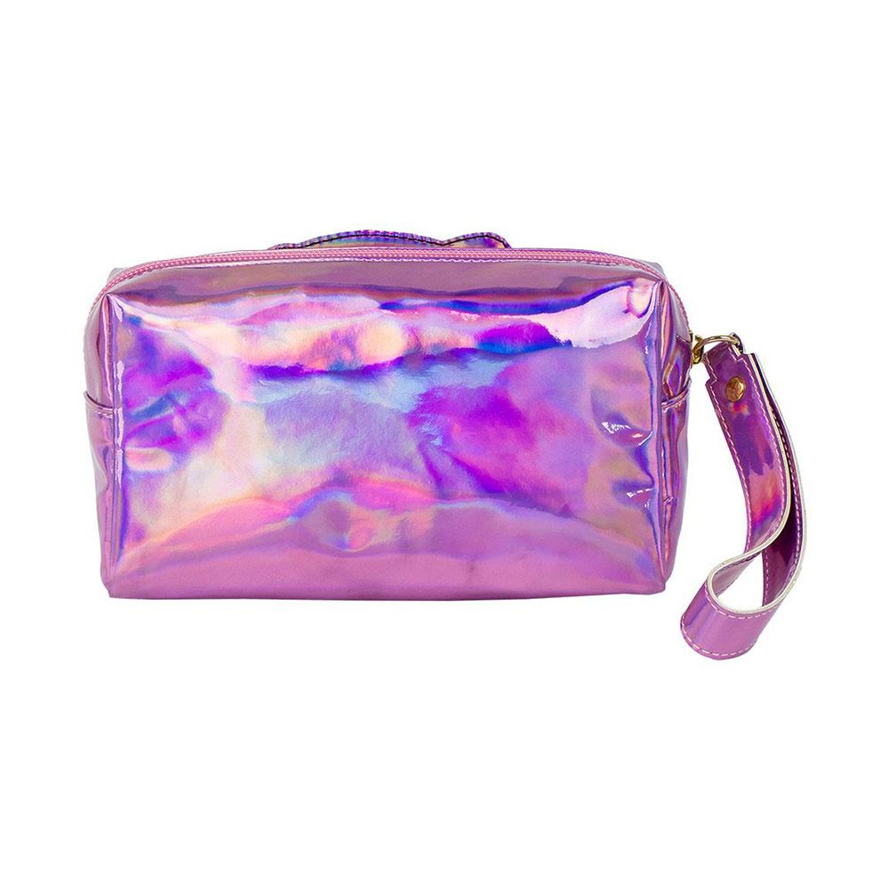 Fuchsia Iridescent PU Toiletry Bag HELLO KITTY Melody