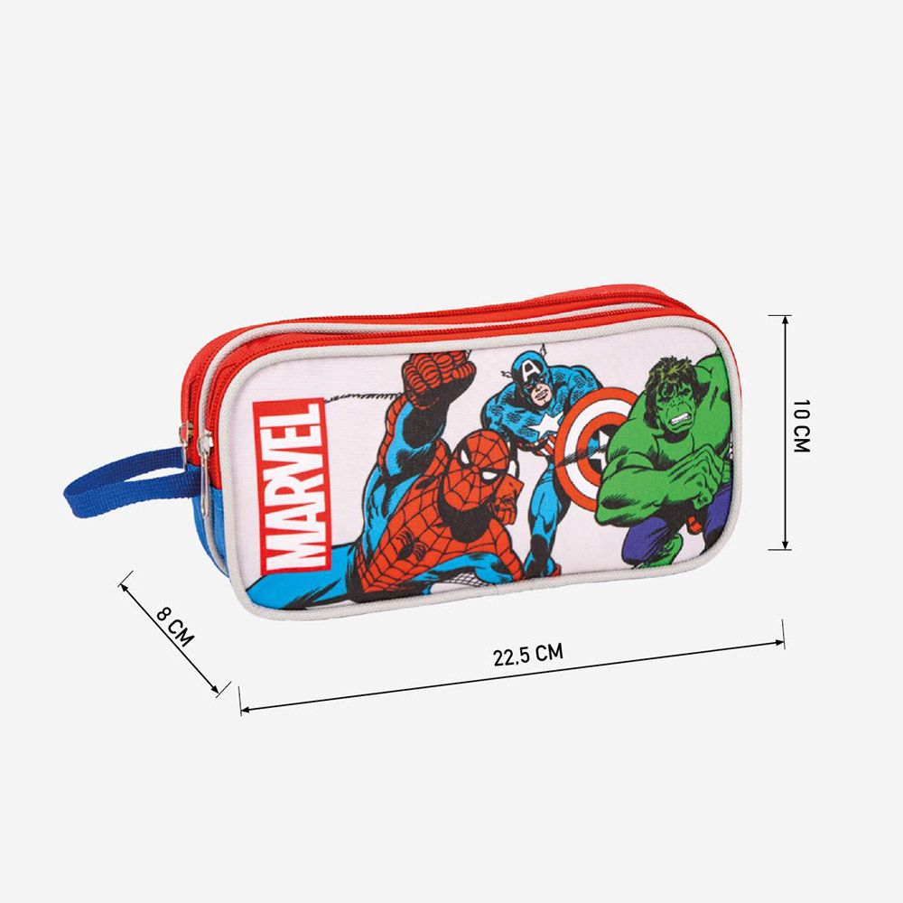 Pencil Case with 2 Compartments MARVEL Avengers