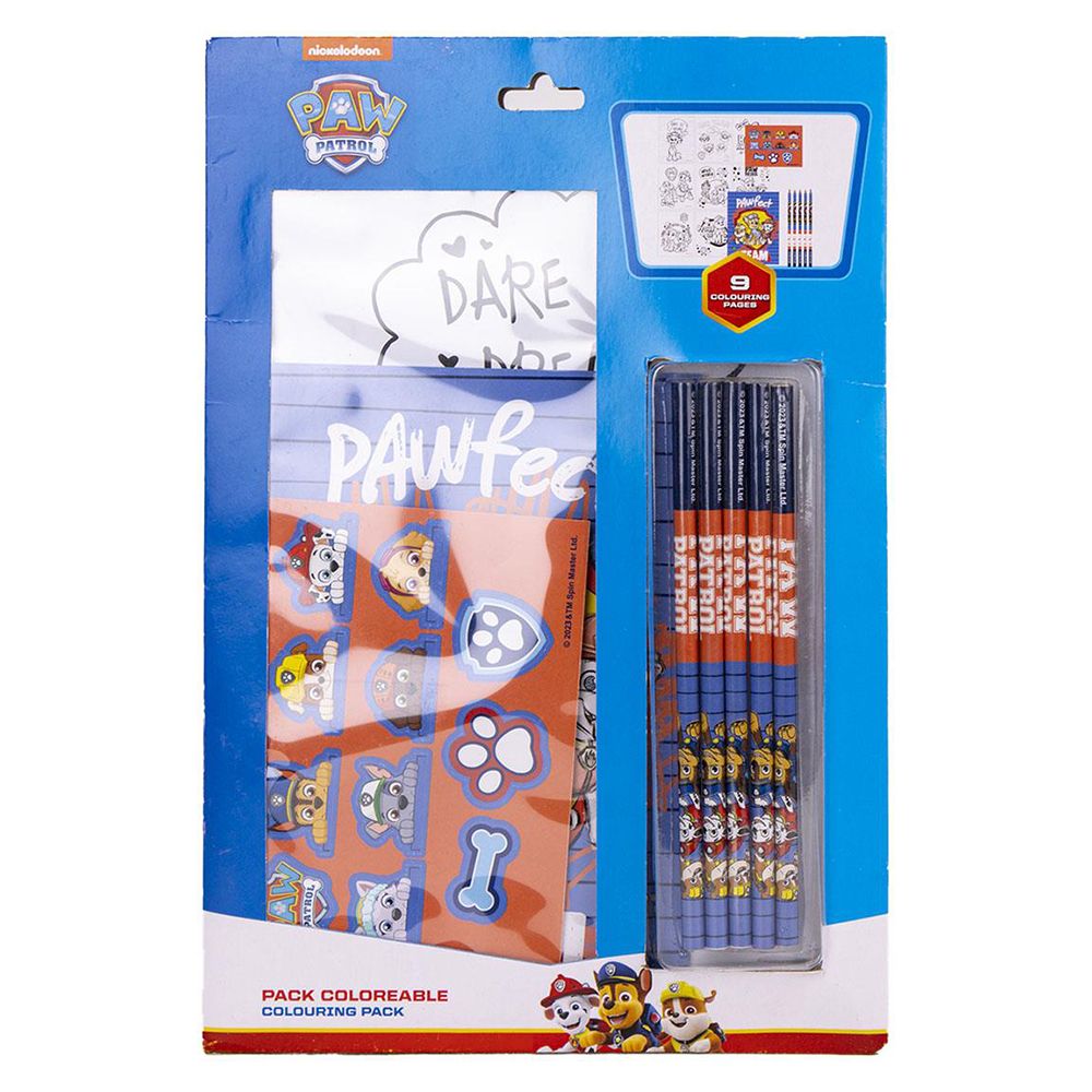 Coloring Set with Stationery PAW PATROL