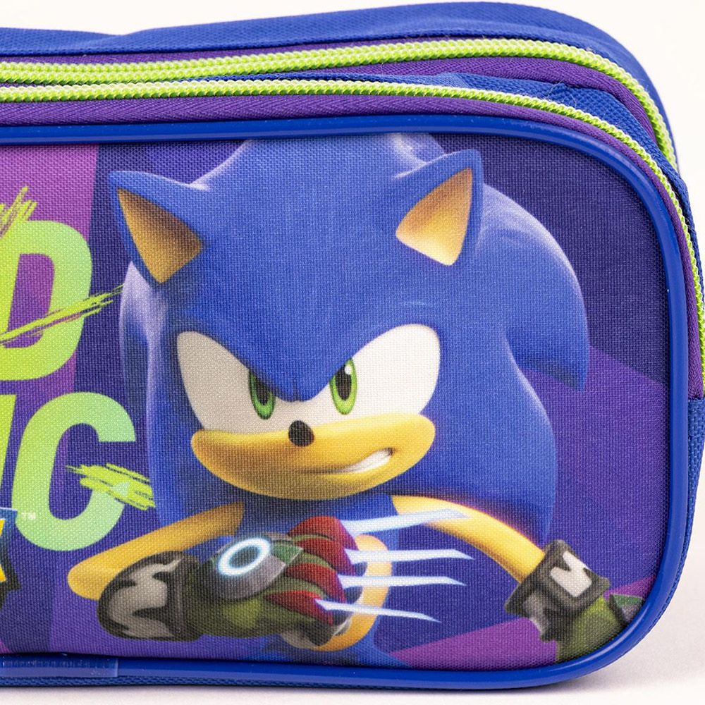 Pencil Case with 2 Compartments SONIC PRIME Wild Thing