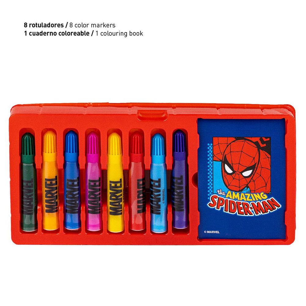 Colouring Stationery Set Briefcase 42pcs MARVEL