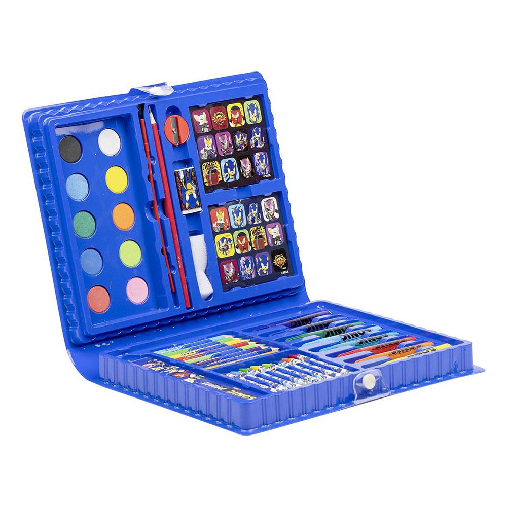 Colouring Stationery Set Briefcase 43pcs SONIC PRIME