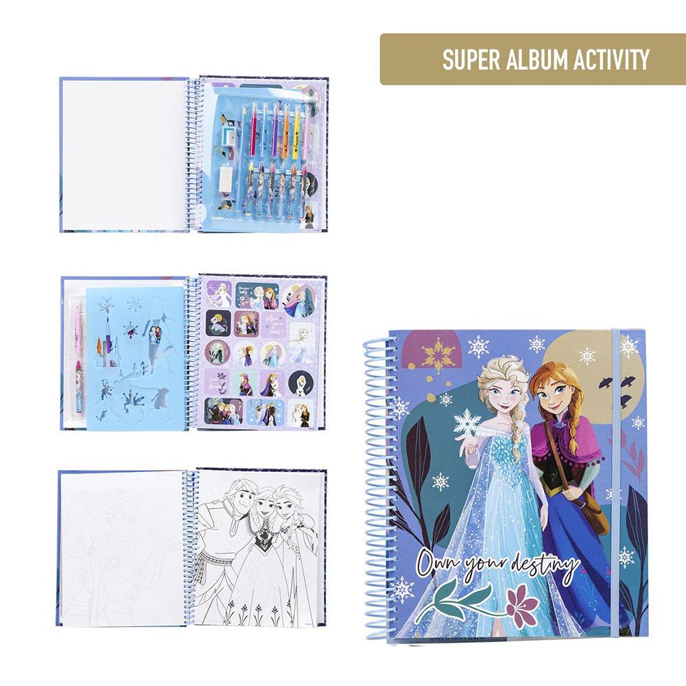 Super Activity Album Colourful Stitch DISNEY Frozen