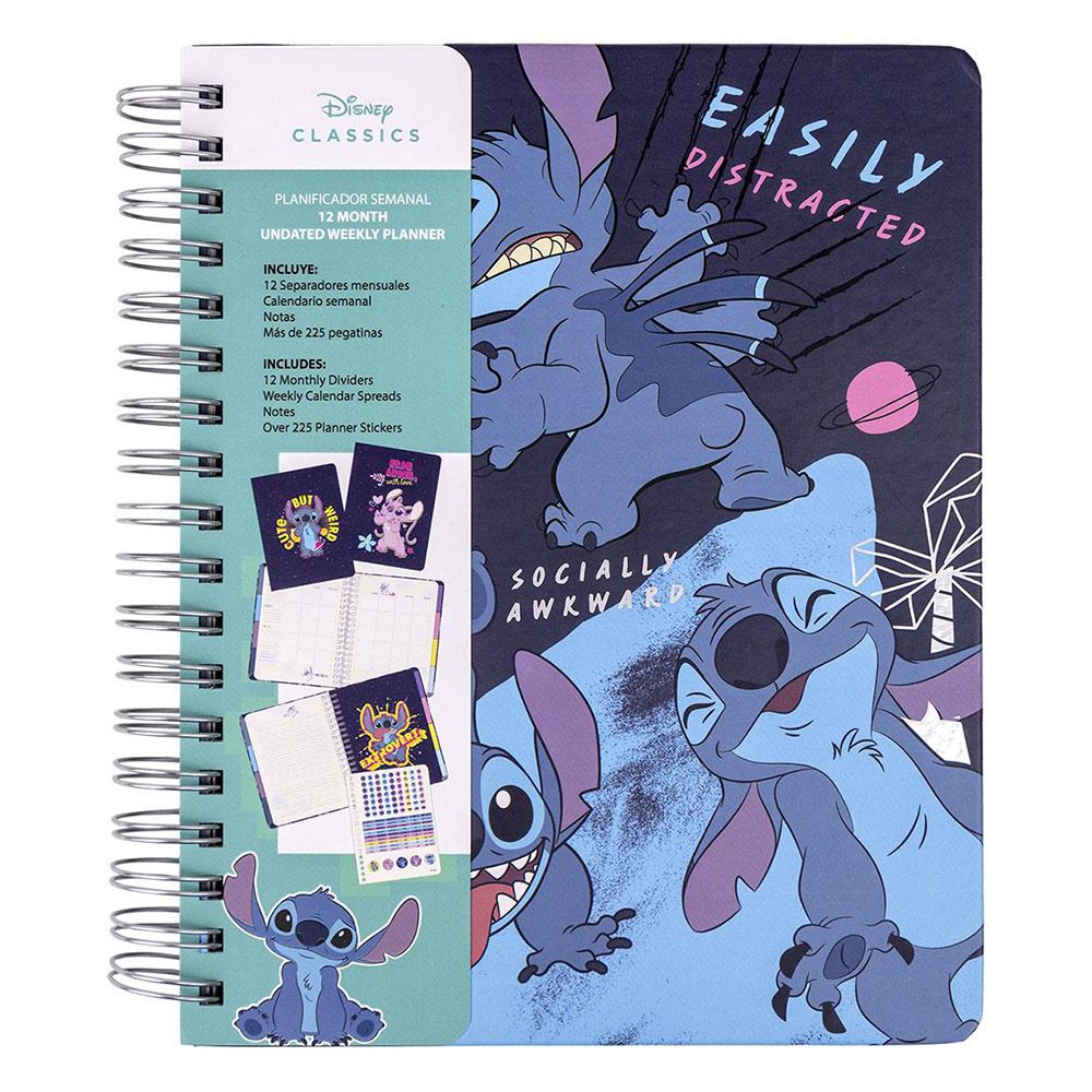 Weekly Undated Diary-Planner 19Χ24 DISNEY Lilo & Stitch